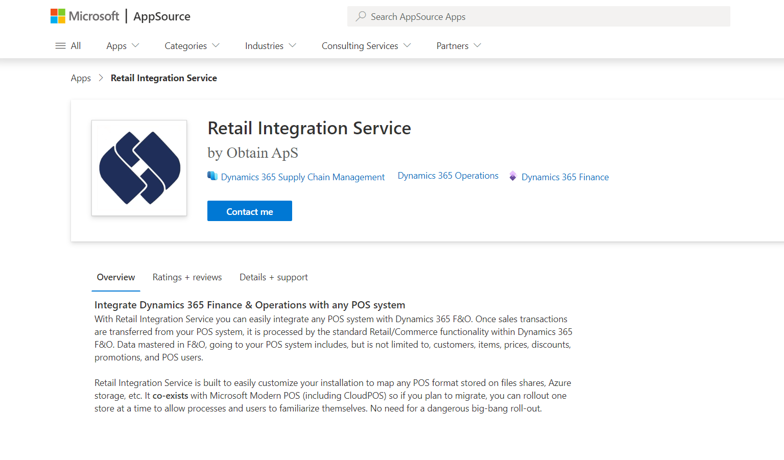 Retail Integration Service_microsoft-appsource